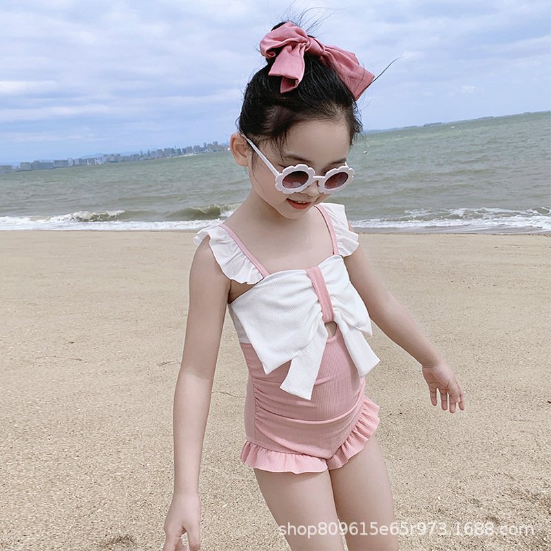 Kids Bow Princess Swimsuit — Mother-Daughter Matching Available
