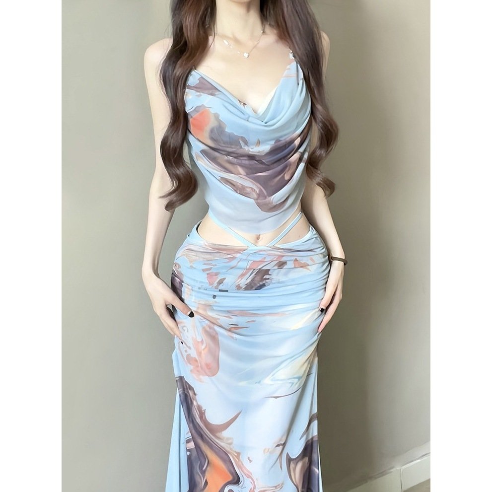 Bikini & Long Skirt Three-Piece Set — Sexy Beachside Collection